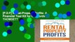 [P.D.F] Rental-Property Profits: A Financial Tool Kit for Landlords by THOMSETT