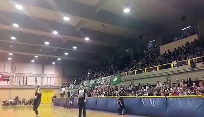 Σύνθημα για τον Παύλο Γιαννακόπουλο στο Παγκράτι - Παναθηναϊκός