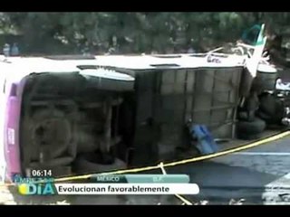 Evolucionan favorablemente universitarios del accidente vial