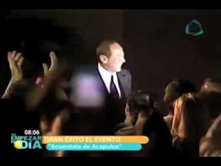 Paul Anka ofrece emotivo concierto en Acapulco