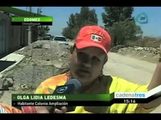 Las aguas negras ponen en riesgo a las familias de Chimalhuacán