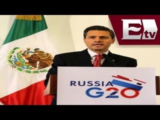 Enrique Peña Nieto en conferencia desde el G20
