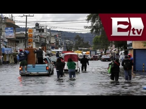 Lluvias en el Distrito Federal causan inundaciones en Iztapalapa / Vianney Esquinca