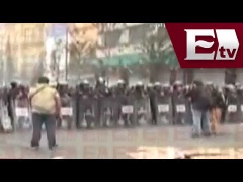 Maestros de la CNTE amenazaron con no retirarse /Excélsior Informa