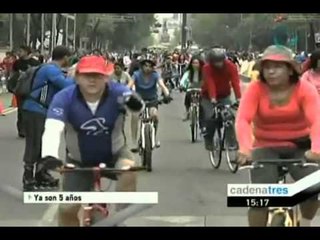 La iniciativa "Muévete en Bici" cumple 5 años