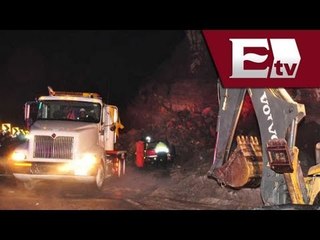 Tormenta "Manuel" daña la autopista del Sol / Titulares de la mañana Vianney Esquinca