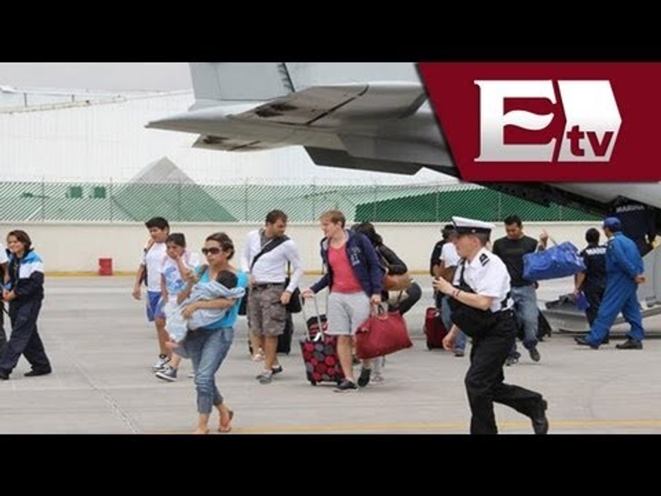 Fuerza Armada de México regresa a turistas atrapados en Acapulco por la Tormenta Tropical "Manuel"