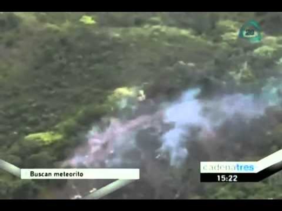 Buscan meteorito impactado en Puebla
