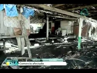 'Bud' afecta el comercio en las playas de Colima