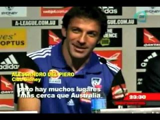 Alessandro Del Piero jugará en Australia