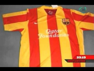 La playera de Barcelona será con los colores de Cataluña