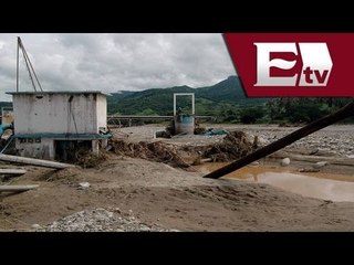 Pobladores de La pintada en Guerrero, narran como vivieron el paso de la tormenta tropical "Manuel"