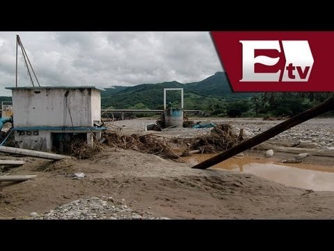 Pobladores de La pintada en Guerrero, narran como vivieron el paso de la tormenta tropical Manuel
