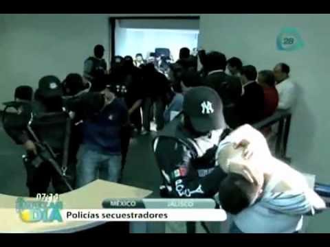 Arrestan a siete policías acusados de secuestro en Jalisco