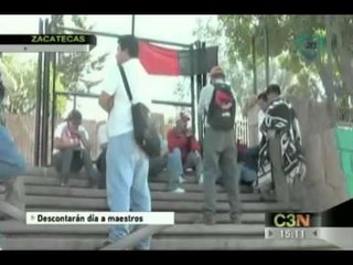 En Zacatecas descuentan el día a los maestros que no se presentaron a clases