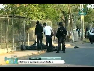 Abandonan cuerpos mutilados en Culiacán