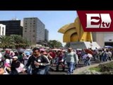 Marcha CNTE rumbo a la secretaria de gobernación / Excélsior informa, con Idaly Ferrá