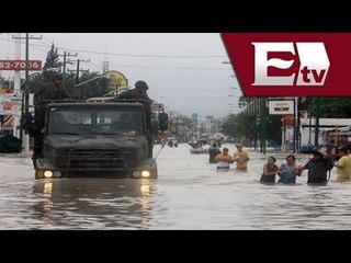 Fuerza Aérea Mexicana lleva víveres a damnificados de Sinaloa / Titulares con Vianey Esquinca