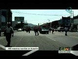 800 maestros marchan en Acapulco