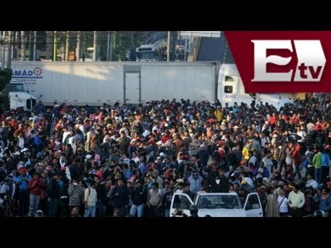 Maestros de la CNTE bloquean Boulevard Puerto Aéreo / Excélsior informa, con Idaly Ferrá