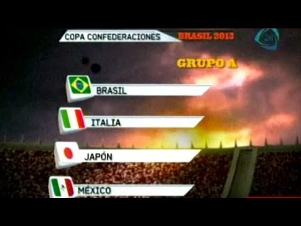 Deportes Dominical. México se ubica en el 'grupo de la muerte' en la Confederaciones