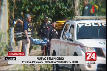 Tingo María: policía asesina a su expareja sentimental y luego se suicida