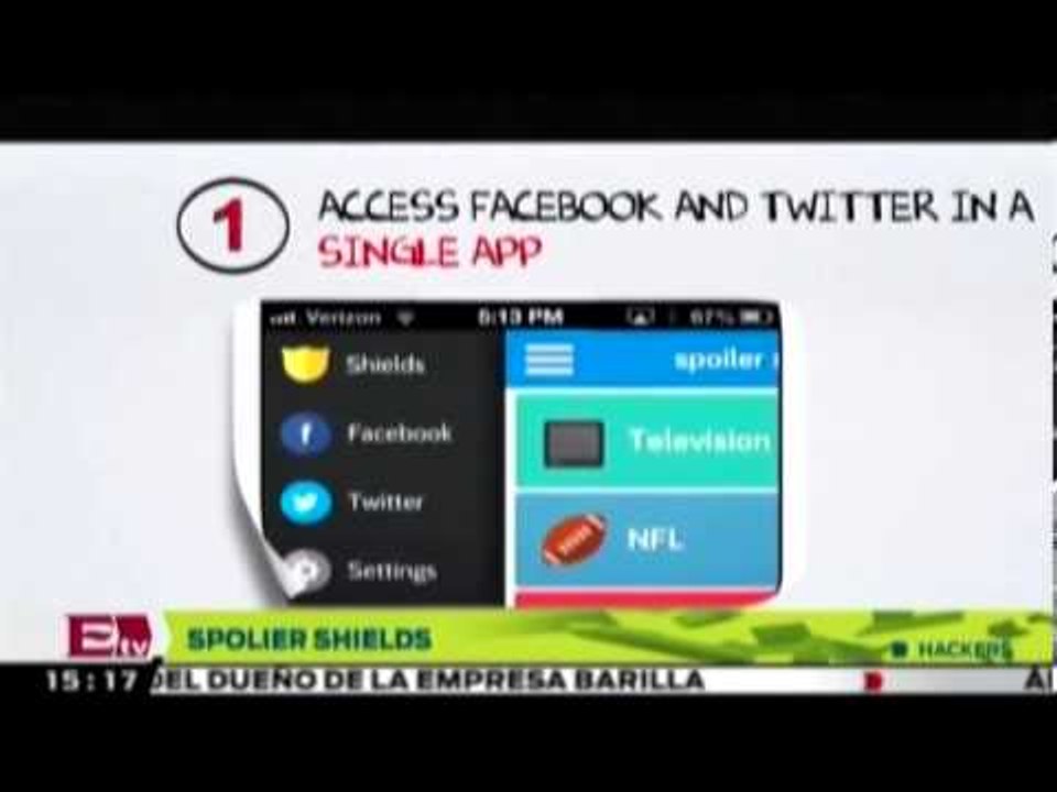 Aplicación que filtra el contenido "spolier shields"/Hacker TV con Paul Lara