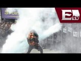 Fotógrafos heridos por bombas molotov /Excélsior informa con Idaly Ferrá