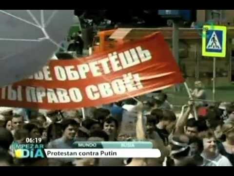Miles de rusos desafían el régimen de Vladimir Putin