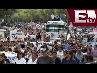 Marcha del 2 de Octubre no logro llegar al zócalo/ Titulares de la tarde con Pascal Beltrán