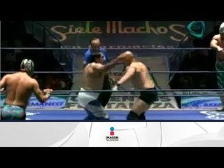 Blue Panther, Tritón y Guerrero Maya vs. Black Warrior, Misterioso y Olímpico 02/02/13