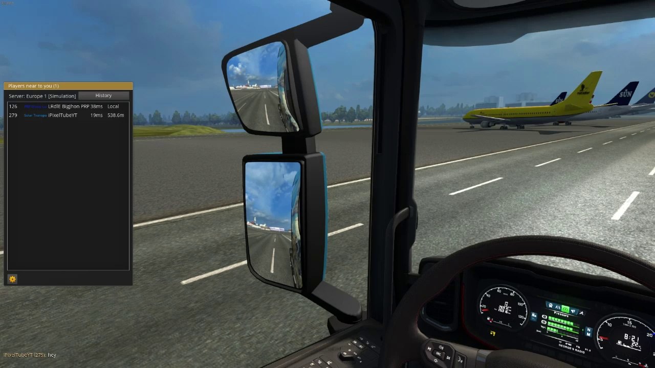 Euro Truck Simulator 2 - Convoi Destination aéroport du 26 Août 2018 (Partie 2)