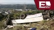 Volcadura de camión de pasajeros en Naucalpan, hay 14 personas fallecidas/ Nacional