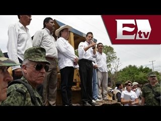 Enrique Peña Nieto visita damnificados de Coyuca de Catalán, Guerrero / Vianey Esquinca