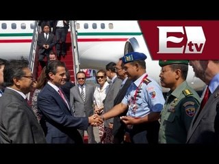 Peña Nieto arriba a Indonesia para participar en la Reunión de Líderes de APEC