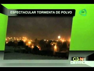 Espectacular tormenta de polvo en Zacatecas