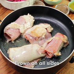 Stuffed Chicken Breasts with Chile Poblano and Mushroom Sauce