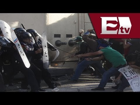Desmanes y actos violentos por las marchas conmemorativas del 2 de octubre/ Comunidad