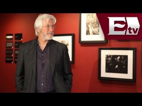 Richard Gere inaugura exposición fotográfica en México/ Función con Adrian Ruiz