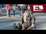 Identifican a manifestantes que robaron la cámara de Grupo Imagen durante la marcha del 2 de Octubre