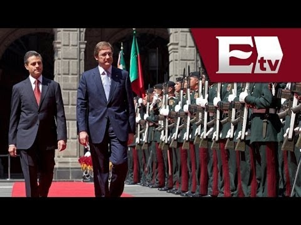 Peña Nieto firma varios acuerdos comerciales con Portugal / Titulares, con Pascal Beltrán