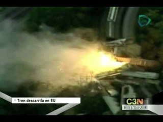 Se descarrila tren en EU