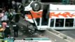 Cae autobús de un puente en la México-Puebla y deja un muerto