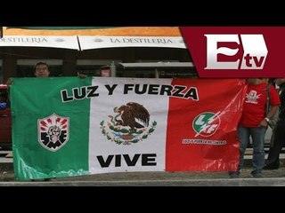 SME marcha en conmemoración a 4 años de la extinción de Luz y Fuerza del Centro / Comunidad