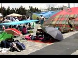 Peregrinación queretana hacia la Basílica de Guadalupe