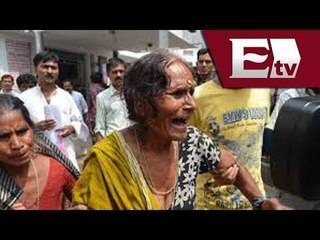 Estampida en India deja 91 muertos / Titulares de la mañana Vianey Esquinca