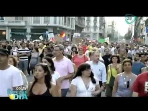 Miles de españoles repudian los ajustes económicos de Rajoy