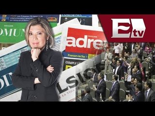 Aprueban paquete fiscal / Duro y a las cabezas Ivonne Melgar