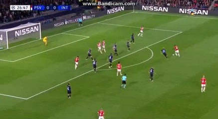 Rosario  Goal  HD   PSV 1 - 0	 Inter  03-10-2018
