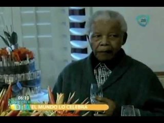 Celebra el mundo el cumpleaños 94 de Nelson Mandela